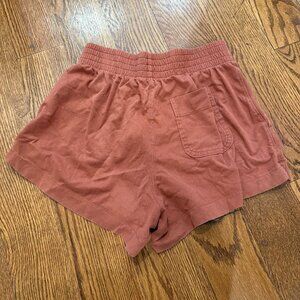 Everlane Pull On Cotton Shorts Rust/Burnt Orange Size XS